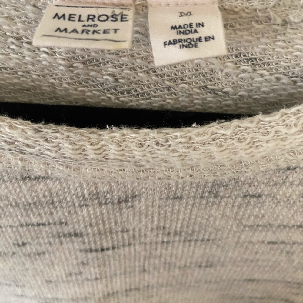 Melrose and Market open shoulder sweater.